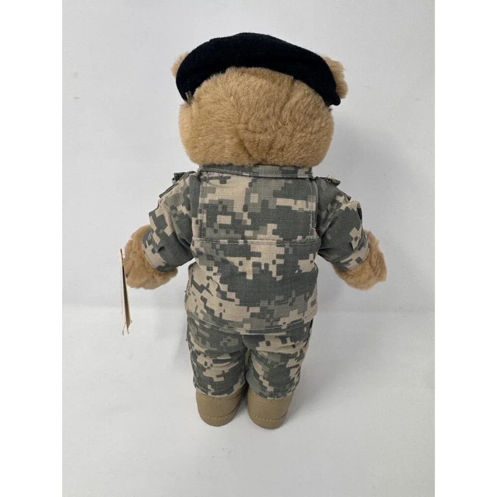 Vintage 1989 Bear Force of America US Army Plush Bear Soldier NWT